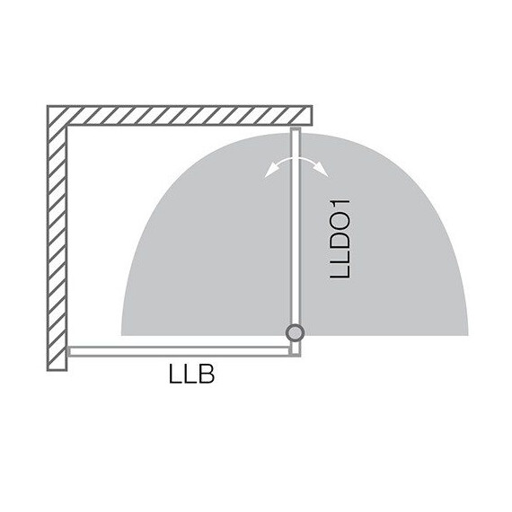 ДУШЕВОЙ УГОЛОК ROLTECHNIK LEGA LINE LLDO1/800+LLB/1000