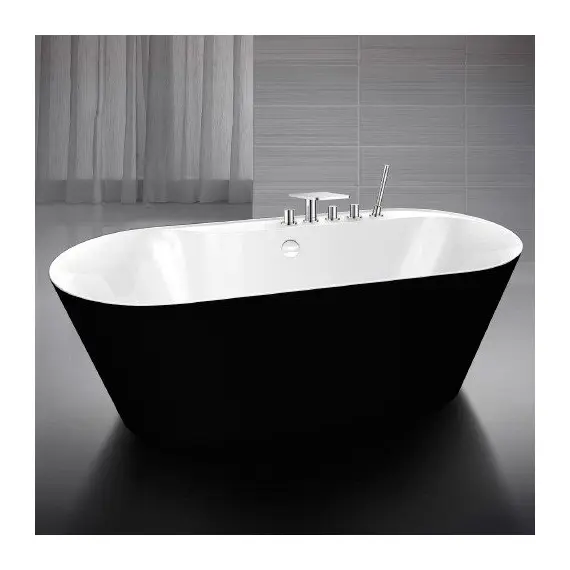 ВАННА АКРИЛОВАЯ BELBAGNO BB14 NERO/BIA