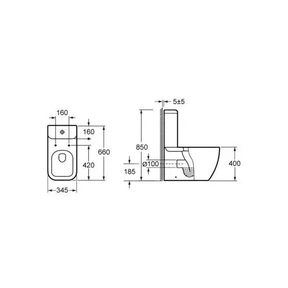 УНИТАЗ-КОМПАКТ БЕЗОБОДКОВЫЙ BELBAGNO ALPINA