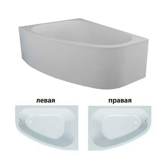 ВАННА АКРИЛОВАЯ KOLPA SAN CHAD 170X120 L/R