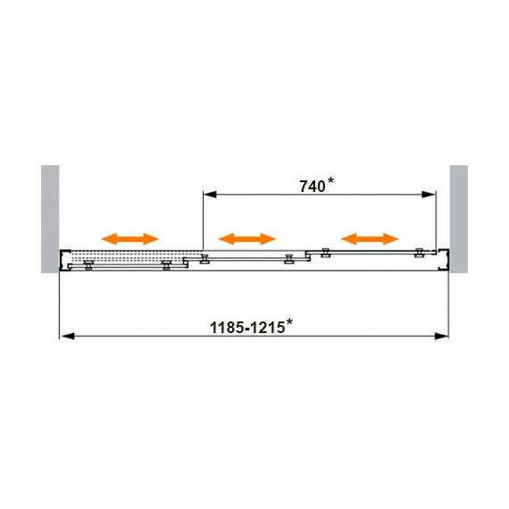 ДУШЕВАЯ ДВЕРЬ CEZARES FAMILY BF3 120