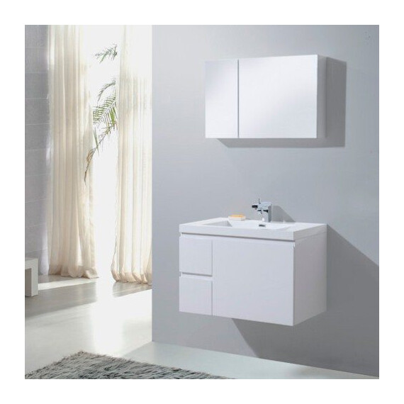 МЕБЕЛЬ ДЛЯ ВАННОЙ BELBAGNO LUCE 80 ПОДВЕСНАЯ БЕЛАЯ МЕБЕЛЬ ДЛЯ ВАННОЙ BELBAGNO LUCE 80 ПОДВЕСНАЯ БЕЛАЯ