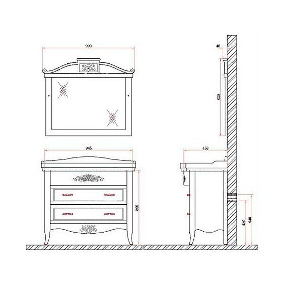 ЗЕРКАЛО BELBAGNO PRIMAVERA