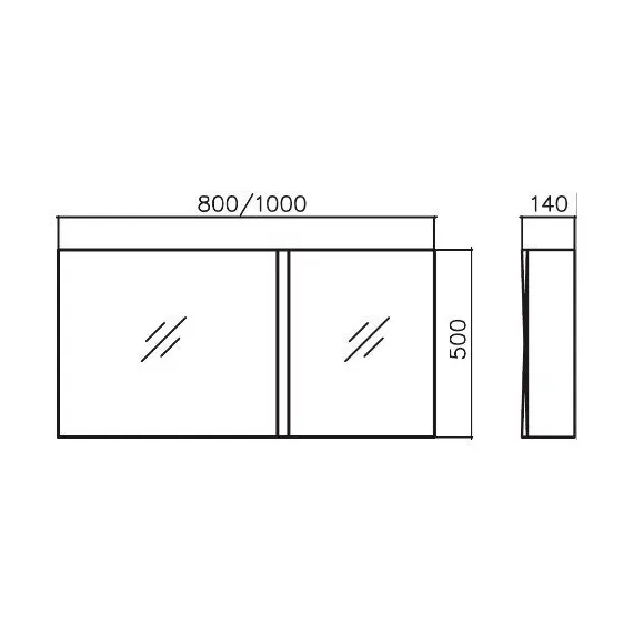 МЕБЕЛЬ ДЛЯ ВАННОЙ BELBAGNO LUCE 80 ПОДВЕСНАЯ БЕЛАЯ