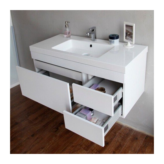 БАЗА ПОД РАКОВИНУ BELBAGNO LUCE 100 СМ ПОДВЕСНАЯ БЕЛАЯ БАЗА ПОД РАКОВИНУ BELBAGNO LUCE 100 СМ ПОДВЕСНАЯ БЕЛАЯ