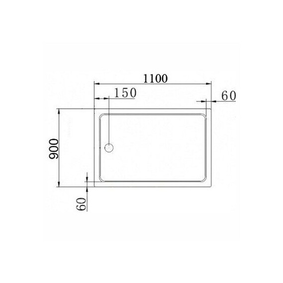 ДУШЕВОЙ ПОДДОН CEZARES TRAY-A-AH-110/90-15-W ДУШЕВОЙ ПОДДОН CEZARES TRAY-A-AH-110/90-15-W