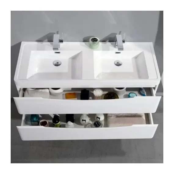 МЕБЕЛЬ ДЛЯ ВАННОЙ BELBAGNO ANCONA-N 120 ПОДВЕСНАЯ ДЛЯ РАКОВИНЫ С ДВУМЯ ЧАШАМИ