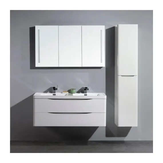 МЕБЕЛЬ ДЛЯ ВАННОЙ BELBAGNO ANCONA-N 120 ПОДВЕСНАЯ ДЛЯ РАКОВИНЫ С ДВУМЯ ЧАШАМИ