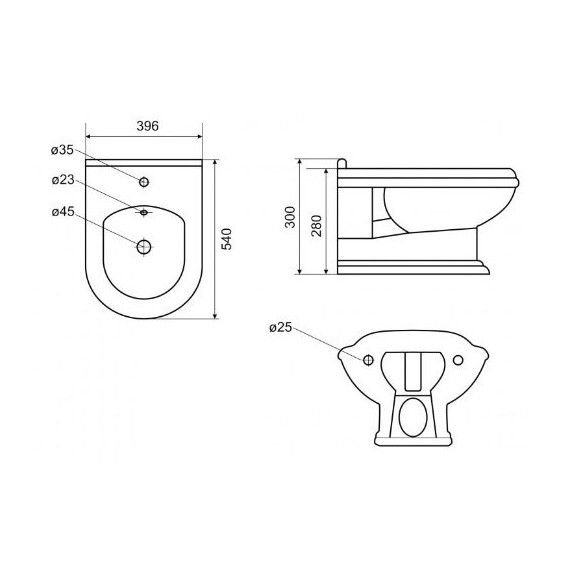 БИДЕ ПОДВЕСНОЕ CEZARES KING PALACE БИДЕ ПОДВЕСНОЕ CEZARES KING PALACE