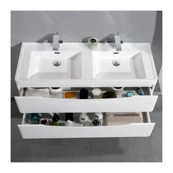 МЕБЕЛЬ ДЛЯ ВАННОЙ BELBAGNO ANCONA-N 120 НАПОЛЬНАЯ ДЛЯ РАКОВИНЫ С ДВУМЯ ЧАШАМИ