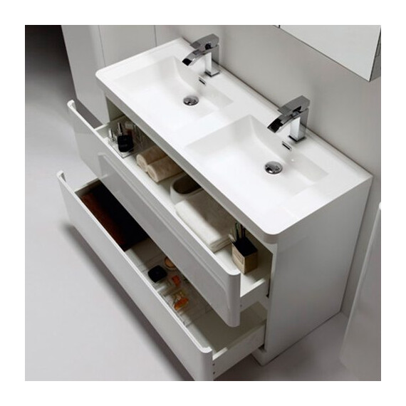 МЕБЕЛЬ ДЛЯ ВАННОЙ BELBAGNO ENERGIA-N 120 НАПОЛЬНАЯ ДЛЯ РАКОВИНЫ С ДВУМЯ ЧАШАМИ