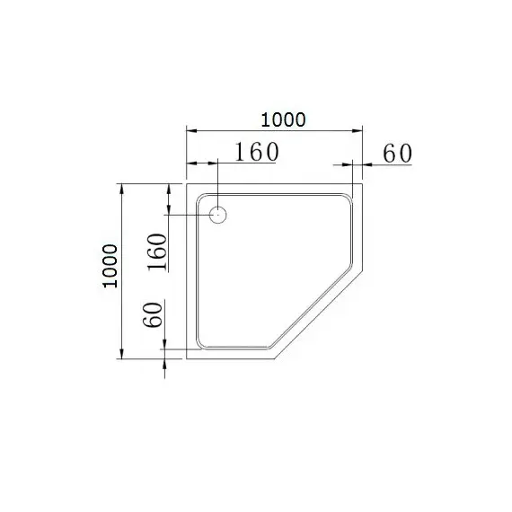 ДУШЕВОЙ ПОДДОН CEZARES TRAY-A-P-100
