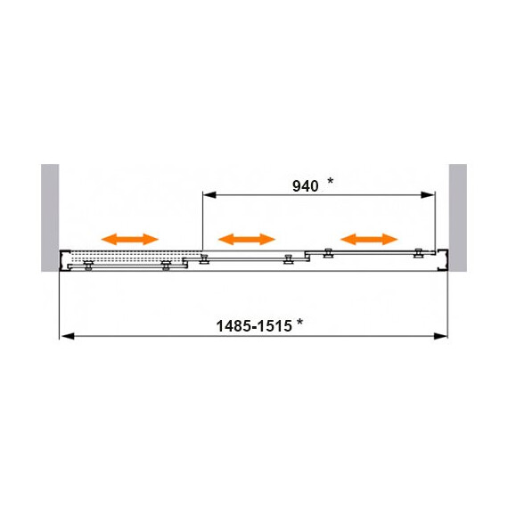 ШТОРКА ДЛЯ ВАННЫ CEZARES FAMILY V3 150/140 ШТОРКА ДЛЯ ВАННЫ CEZARES FAMILY V3 150/140