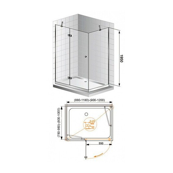 ДУШЕВОЙ УГОЛОК CEZARES VERONA AH1 120/90 ДУШЕВОЙ УГОЛОК CEZARES VERONA AH1 120/90