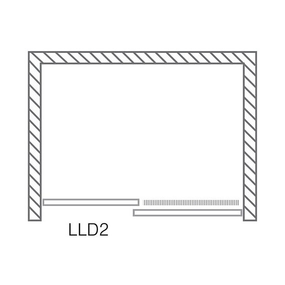 ДУШЕВАЯ ДВЕРЬ ROLTECHNIK LEGA LINE LLD2/1200