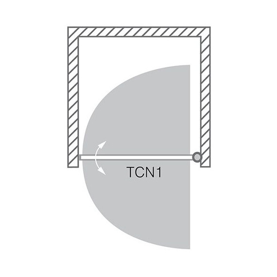 ДУШЕВАЯ ДВЕРЬ ROLTECHNIK TOWER LINE TCN1/1100 ДУШЕВАЯ ДВЕРЬ ROLTECHNIK TOWER LINE TCN1/1100