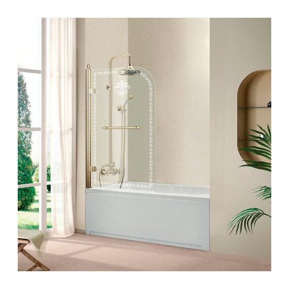 ШТОРКА ДЛЯ ВАННЫ CEZARES RETRO V-1-80/145