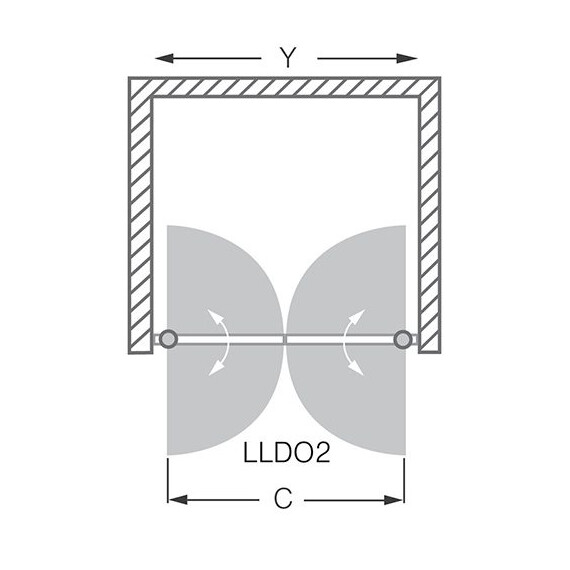ДУШЕВАЯ ДВЕРЬ ROLTECHNIK LEGA LINE LLDO2/900 ДУШЕВАЯ ДВЕРЬ ROLTECHNIK LEGA LINE LLDO2/900
