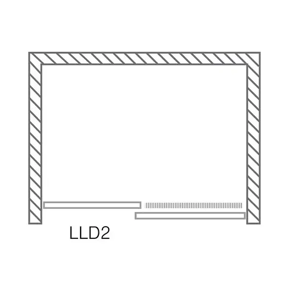 ДУШЕВАЯ ДВЕРЬ ROLTECHNIK LEGA LINE LLD2/1000