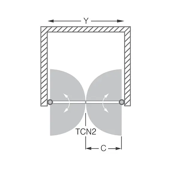 ДУШЕВАЯ ДВЕРЬ ROLTECHNIK TOWER LINE TCN2/800
