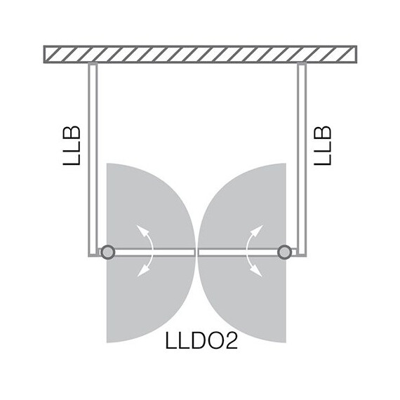 ДУШЕВОЙ УГОЛОК ROLTECHNIK LEGA LINE LLDO2/700+LLB 800