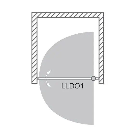 ДУШЕВАЯ ДВЕРЬ ROLTECHNIK LEGA LINE LLDO1/1000