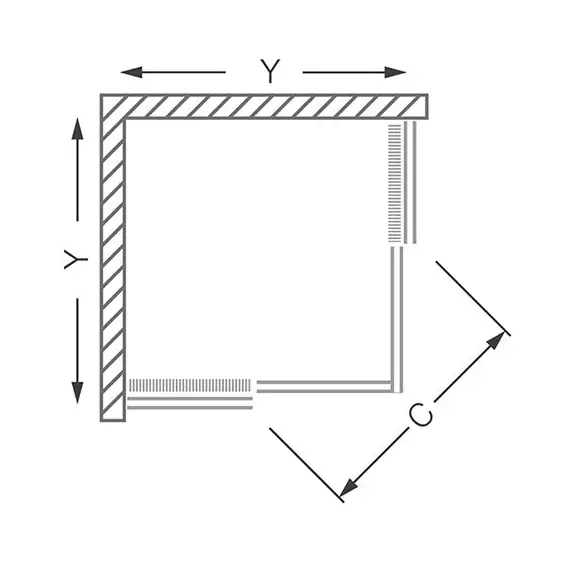 ДУШЕВОЙ УГОЛОК ROLTECHNIK SANIPRO LINE ORLANDO NEO 80X80