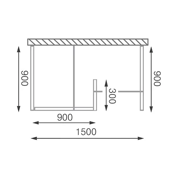 ДУШЕВОЙ УГОЛОК ROLTECHNIK WALK IN LINE WALK E/1500