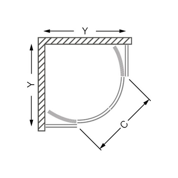 ДУШЕВОЙ УГОЛОК ROLTECHNIK SANIPRO LINE FLOWER NEO 80X80