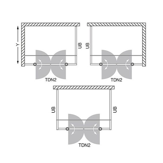 ДУШЕВАЯ ДВЕРЬ ROLTECHNIK TOWER LINE TDN2/1400 ДУШЕВАЯ ДВЕРЬ ROLTECHNIK TOWER LINE TDN2/1400
