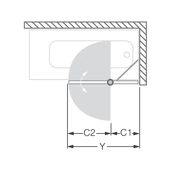 ШТОРКА ДЛЯ ВАННЫ ROLTECHNIK TV2