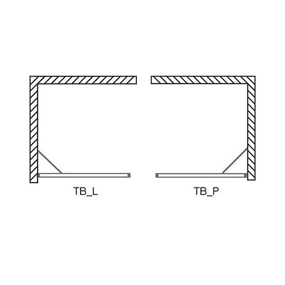 ДУШЕВОЙ УГОЛОК ROLTECHNIK TOWER LINE TDO1/800+TB/750