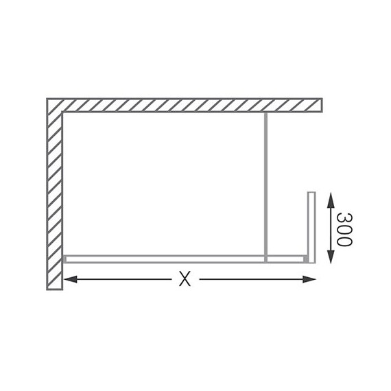 ДУШЕВОЙ УГОЛОК ROLTECHNIK WALK IN LINE WALK C/1200