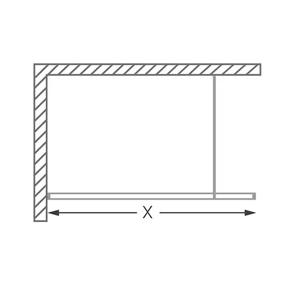 ДУШЕВАЯ ПЕРЕГОРОДКА ROLTECHNIK WALK IN LINE WALK G/1200