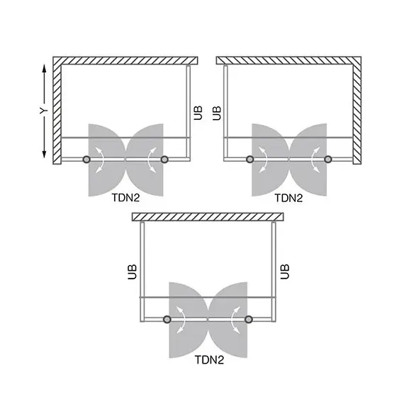 ДУШЕВАЯ ДВЕРЬ ROLTECHNIK TOWER LINE TDN2/1200