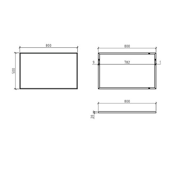ЗЕРКАЛО BELBAGNO SPC-800
