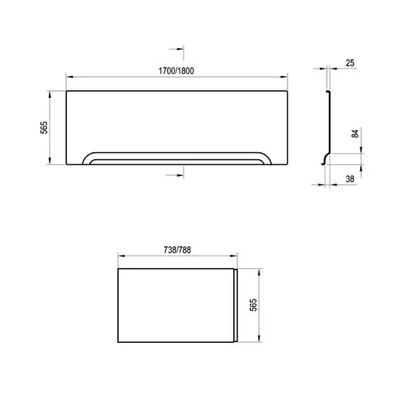 ВАННА АКРИЛОВАЯ RAVAK FORMY 02 180X80