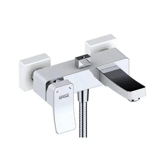 СМЕСИТЕЛЬ ДЛЯ ВАННЫ С КОРОТКИМ ИЗЛИВОМ WASSERKRAFT ALLER 1061WHITE