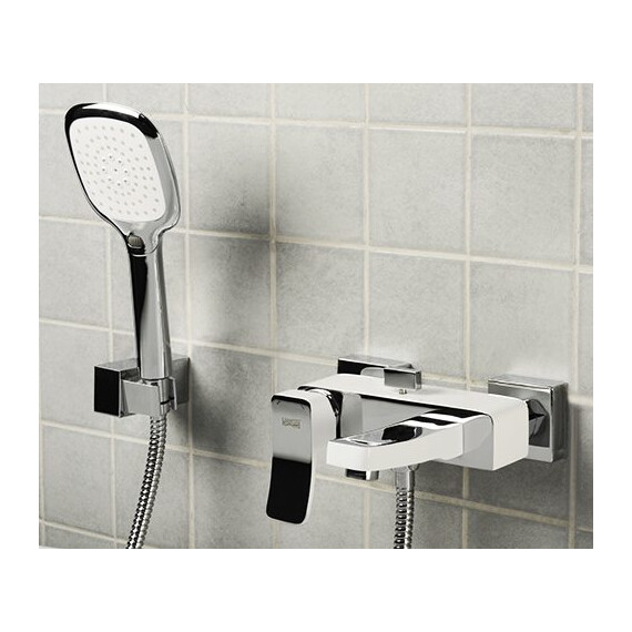 СМЕСИТЕЛЬ ДЛЯ ВАННЫ С КОРОТКИМ ИЗЛИВОМ WASSERKRAFT ALLER 1061WHITE