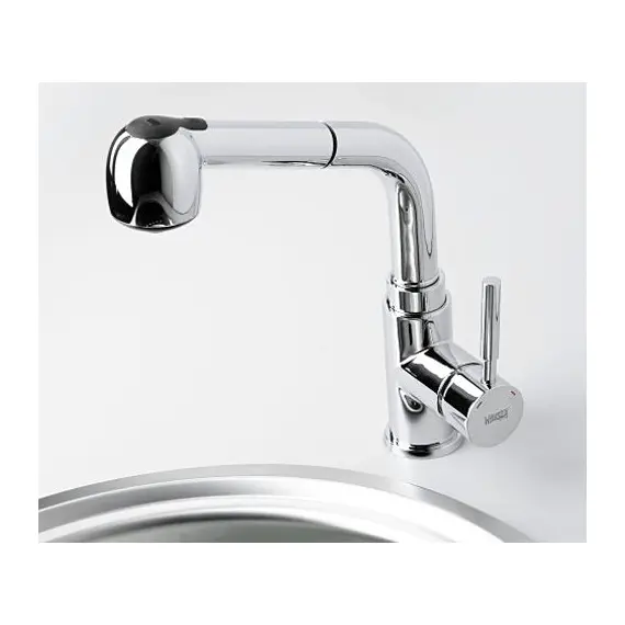 СМЕСИТЕЛЬ ДЛЯ КУХНИ С ВЫДВИЖНОЙ ЛЕЙКОЙ WASSERKRAFT MAIN 4166
