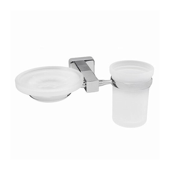 ДЕРЖАТЕЛЬ СТАКАНА И МЫЛЬНИЦЫ WASSERKRAFT LIPPE K-6526