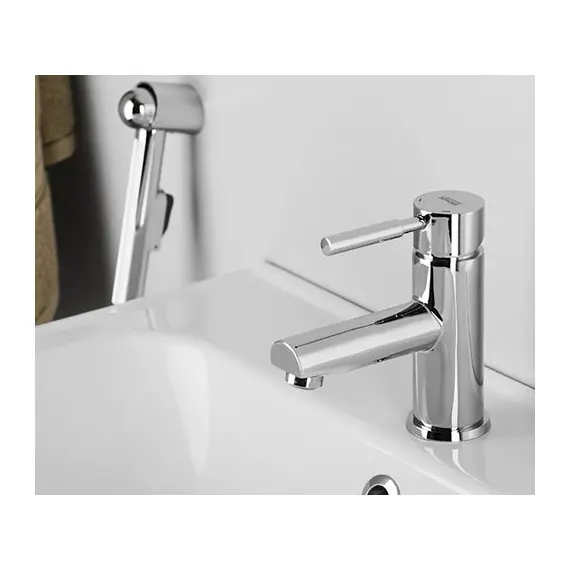 СМЕСИТЕЛЬ ДЛЯ РАКОВИНЫ С ГИГИЕНИЧЕСКОЙ ЛЕЙКОЙ WASSERKRAFT MAIN 4108