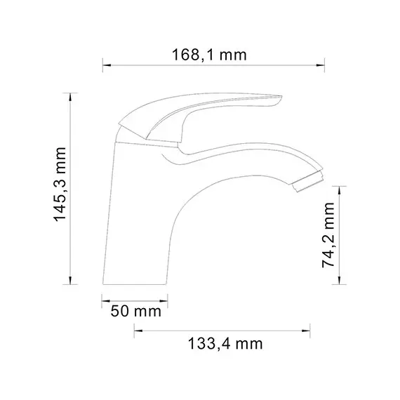 СМЕСИТЕЛЬ ДЛЯ РАКОВИНЫ WASSERKRAFT ROSSEL 2803