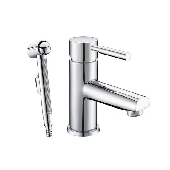 СМЕСИТЕЛЬ ДЛЯ РАКОВИНЫ С ГИГИЕНИЧЕСКОЙ ЛЕЙКОЙ WASSERKRAFT MAIN 4108