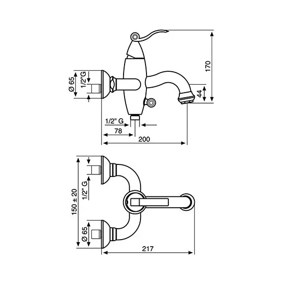 СМЕСИТЕЛЬ ДЛЯ ВАННЫ EMMEVI ABEL 39001