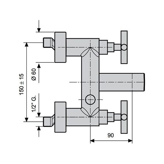 СМЕСИТЕЛЬ ДЛЯ ВАННЫ EMMEVI SPIRIT NEW 31001