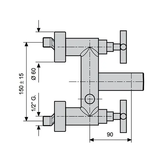 СМЕСИТЕЛЬ ДЛЯ ВАННЫ EMMEVI SPIRIT NEW 31001