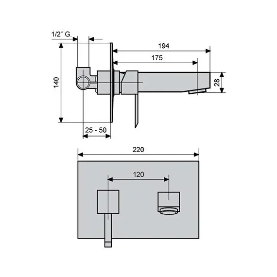 СМЕСИТЕЛЬ ДЛЯ ВАННЫ EMMEVI SICILY CR38055