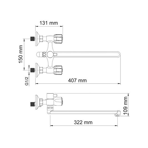 СМЕСИТЕЛЬ ДЛЯ ВАННЫ С ДЛИННЫМ ИЗЛИВОМ WASSERKRAFT AMPER 2902L СМЕСИТЕЛЬ ДЛЯ ВАННЫ С ДЛИННЫМ ИЗЛИВОМ WASSERKRAFT AMPER 2902L