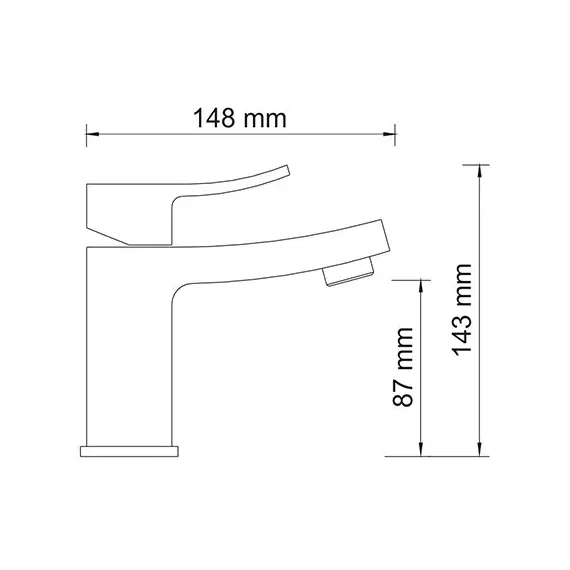СМЕСИТЕЛЬ ДЛЯ РАКОВИНЫ WASSERKRAFT ALLER 1063